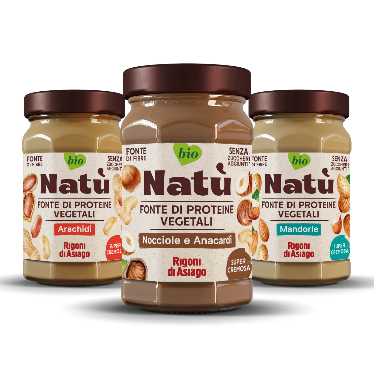 Creme spalmabili frutta secca Rigoni di asiago