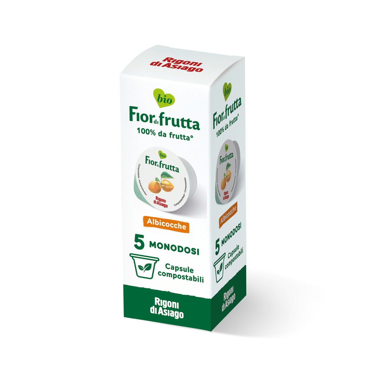 Fiordifrutta Abricots 5x20g - Rigoni di asiago